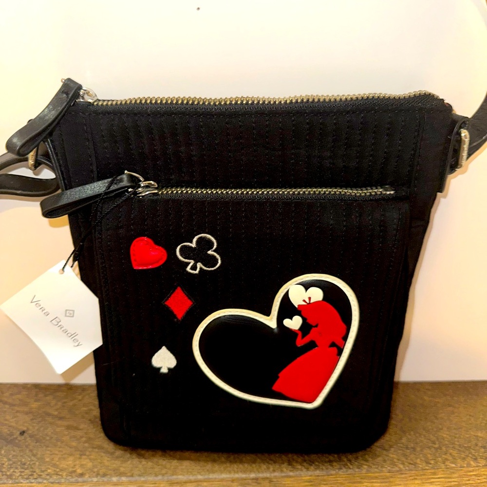 Disney exclusive Alice in wonderland Vera Bradley Crossbody Bag.
